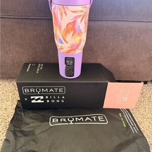 BrüMate x Billabong Purple Floral Tumbler